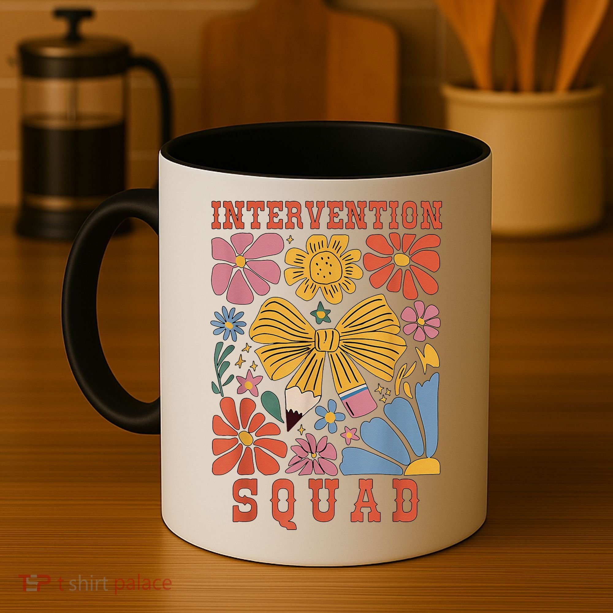 Boho Floral Coquette Intervention Squad Early Intervention Coffee Mug