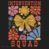 Boho Floral Coquette Intervention Squad Early Intervention Beanie thumb 2