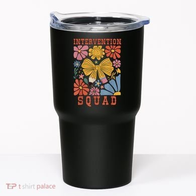 Boho Floral Coquette Intervention Squad Early Intervention Tumbler