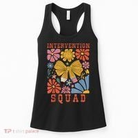 Boho Floral Coquette Intervention Squad Early Intervention Women's Tank Top thumb 0
