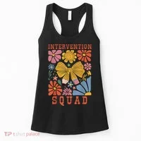 Boho Floral Coquette Intervention Squad Early Intervention Women's Tank Top thumb 0