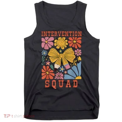 Boho Floral Coquette Intervention Squad Early Intervention Tank Top