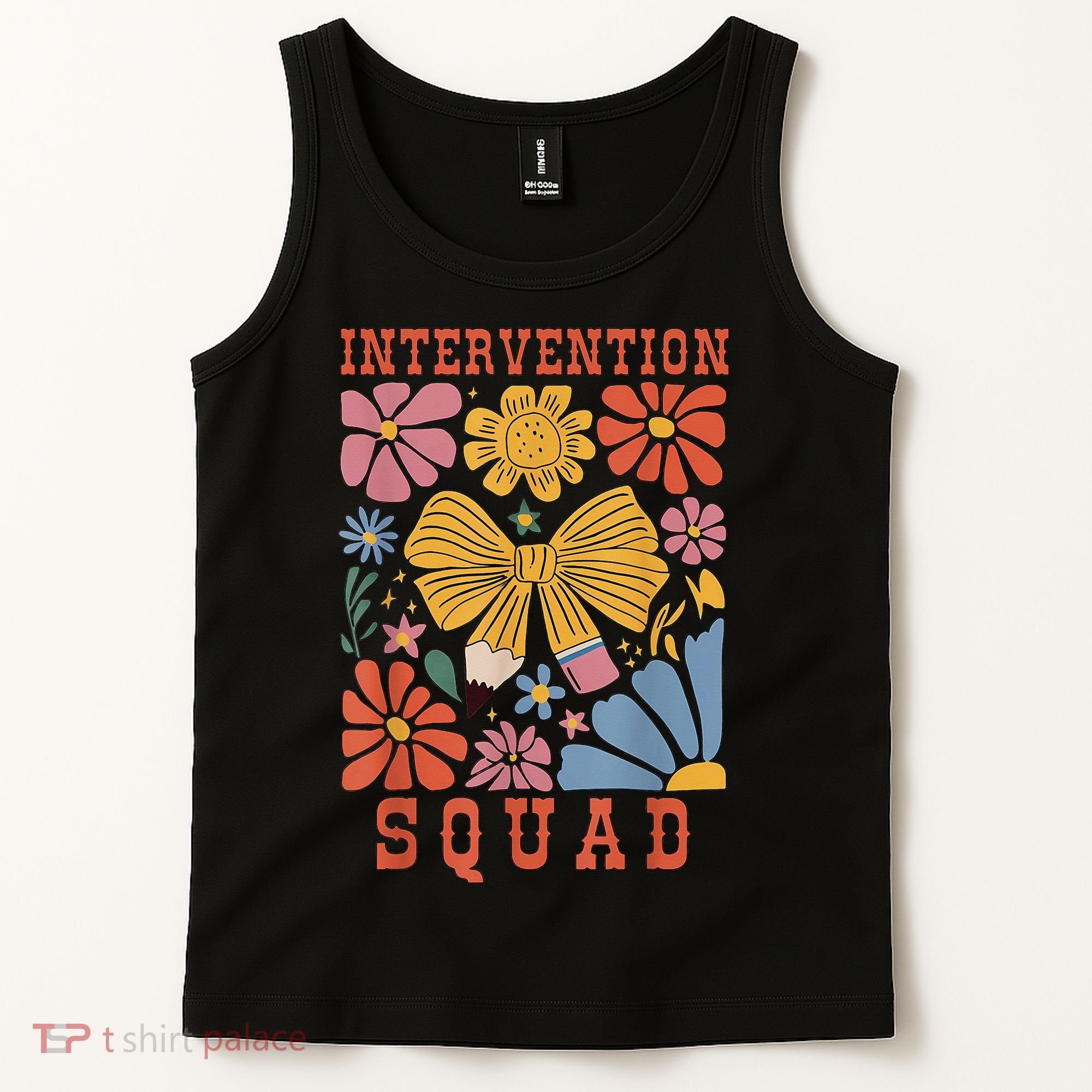Boho Floral Coquette Intervention Squad Early Intervention Tank Top