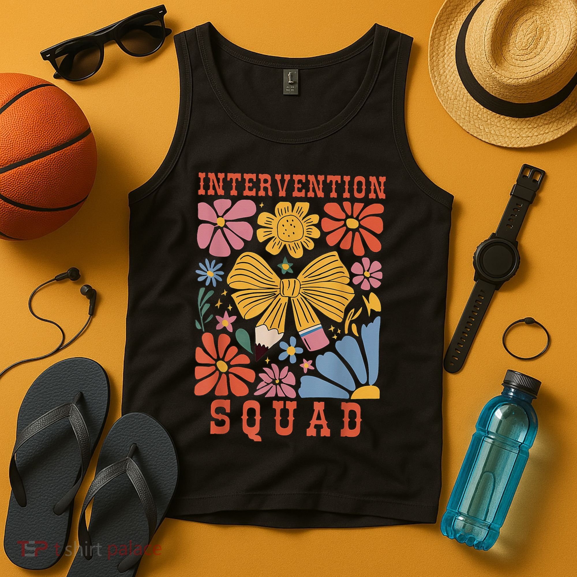 Boho Floral Coquette Intervention Squad Early Intervention Tank Top