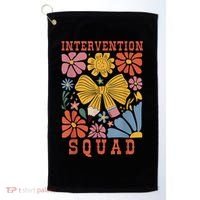 Boho Floral Coquette Intervention Squad Early Intervention Golf Towel thumb 0