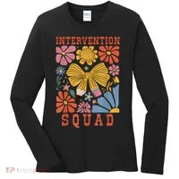 Boho Floral Coquette Intervention Squad Early Intervention Women's Long Sleeve Shirt thumb 0
