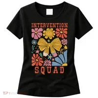 Boho Floral Coquette Intervention Squad Early Intervention Women's T-Shirt thumb 0