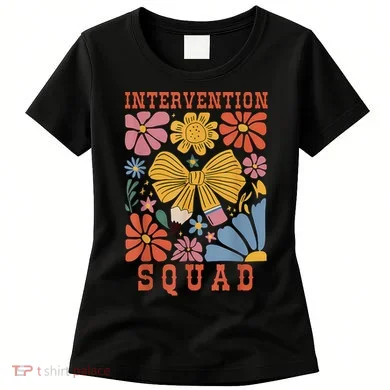 Boho Floral Coquette Intervention Squad Early Intervention Women's T-Shirt