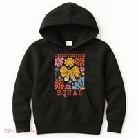 Boho Floral Coquette Intervention Squad Early Intervention Kids Hoodie thumb 0