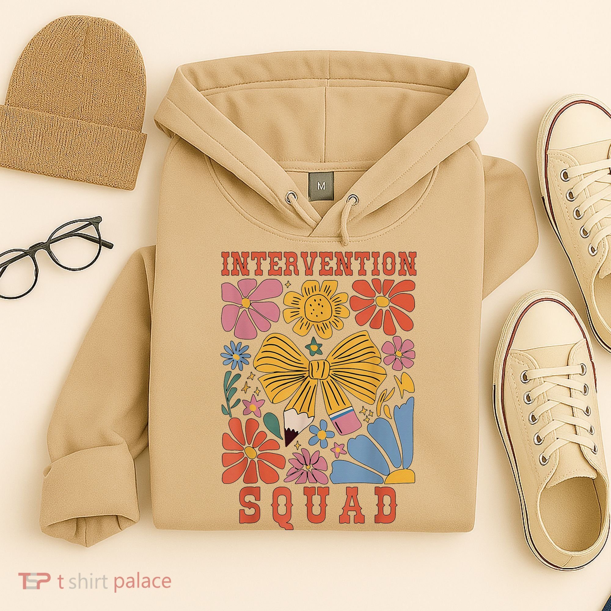 Boho Floral Coquette Intervention Squad Early Intervention Hoodie