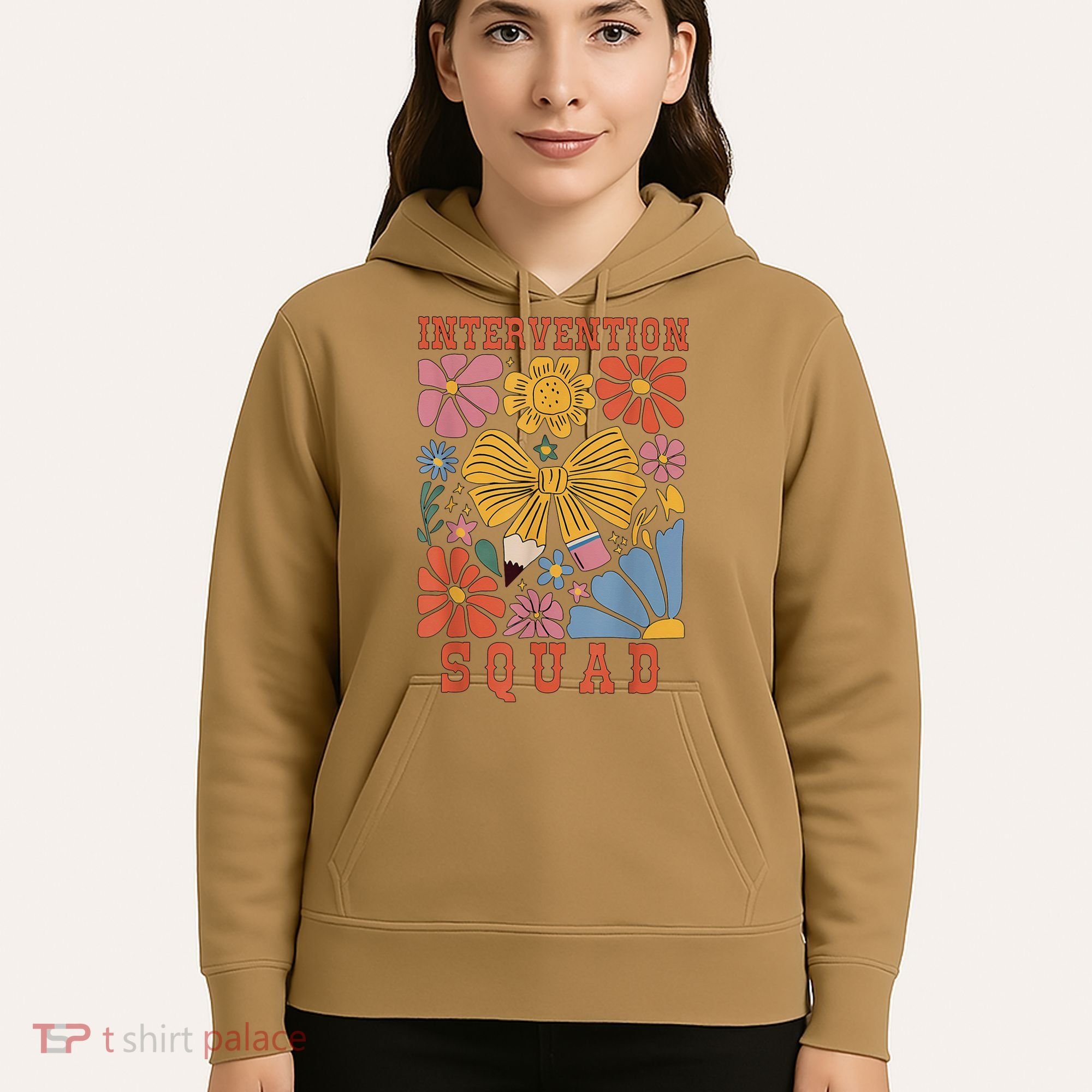 Boho Floral Coquette Intervention Squad Early Intervention Hoodie