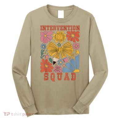 Boho Floral Coquette Intervention Squad Early Intervention Long Sleeve Shirt