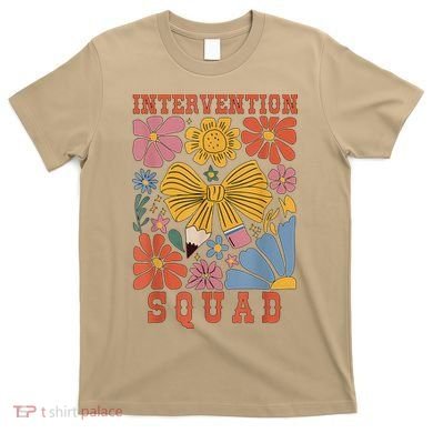 Boho Floral Coquette Intervention Squad Early Intervention T-Shirt
