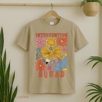 Boho Floral Coquette Intervention Squad Early Intervention T-Shirt thumb 2