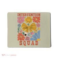 Boho Floral Coquette Intervention Squad Early Intervention Mousepad thumb 0