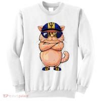 Barbadian Flag Cat Mom Souvenirs Products Kitten Barbados Sweatshirt thumb 0
