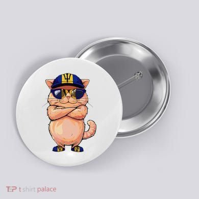 Barbadian Flag Cat Mom Souvenirs Products Kitten Barbados Button