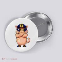 Barbadian Flag Cat Mom Souvenirs Products Kitten Barbados Button thumb 0