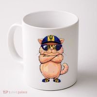 Barbadian Flag Cat Mom Souvenirs Products Kitten Barbados Coffee Mug thumb 0