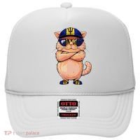 Barbadian Flag Cat Mom Souvenirs Products Kitten Barbados Hat thumb 0