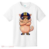 Barbadian Flag Cat Mom Souvenirs Products Kitten Barbados Kids T-Shirt thumb 0