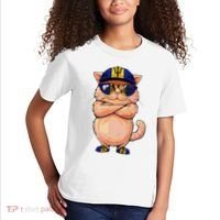 Barbadian Flag Cat Mom Souvenirs Products Kitten Barbados Kids T-Shirt thumb 2