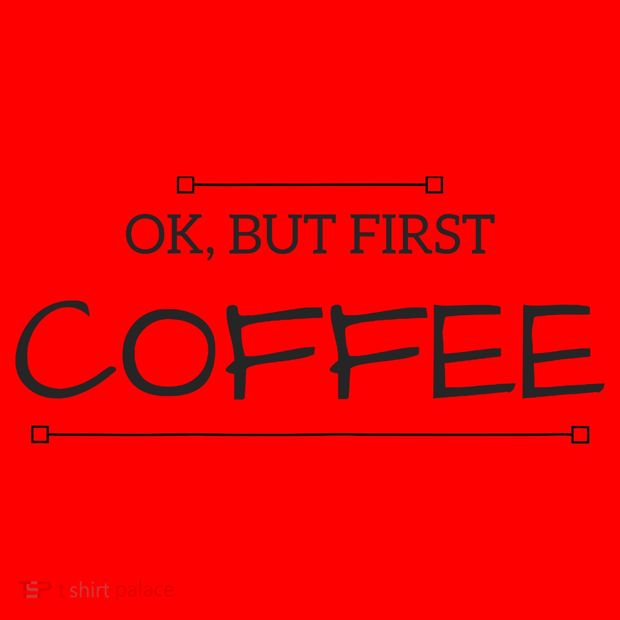 But First COFFEE Funny Coffee Sayings Santa Hat