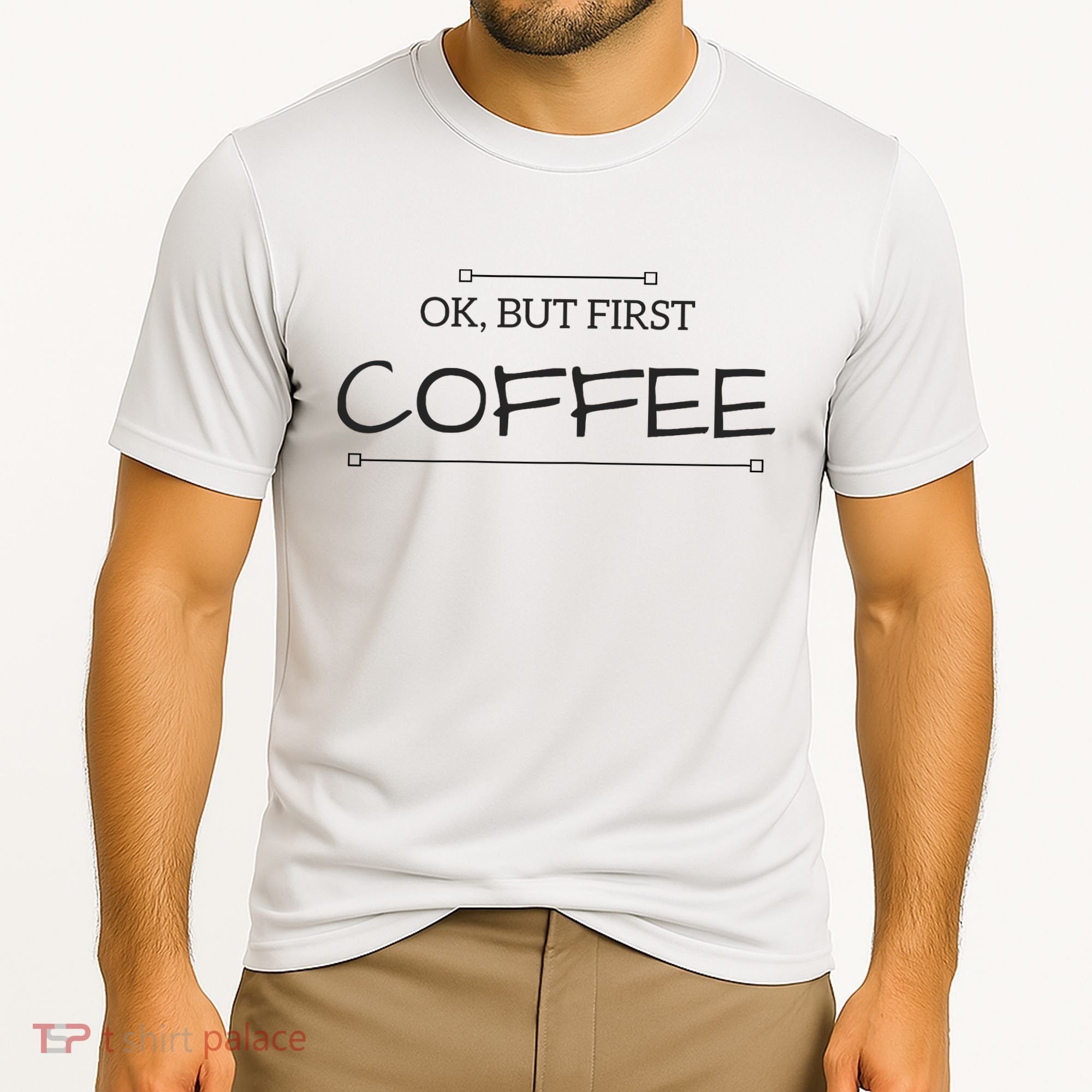 But First COFFEE Funny Coffee Sayings Cooling Performance Crew T-Shirt