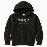 Boho Floral Consider How The Wildflowers Grow Motivational Kids Hoodie thumb 0