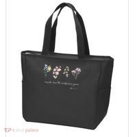 Boho Floral Consider How The Wildflowers Grow Motivational Tote Bag thumb 3