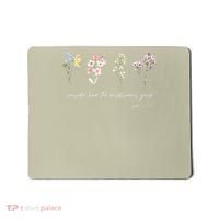 Boho Floral Consider How The Wildflowers Grow Motivational Mousepad thumb 0