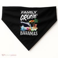 Bahamas Family Cruise Vacation Trip Cool Gift USA-Made Doggie Bandana thumb 0