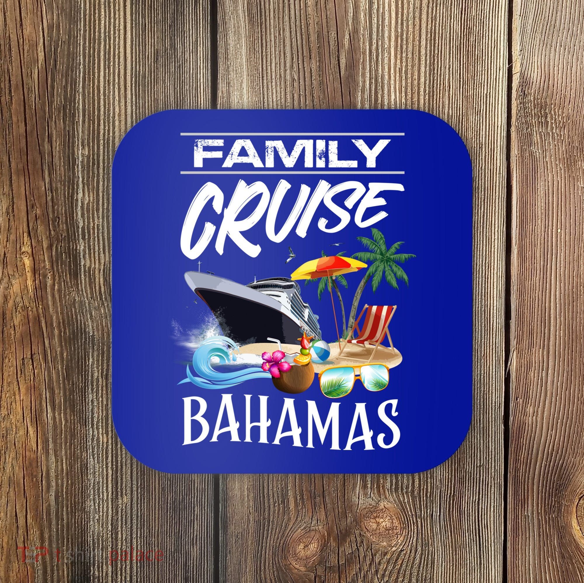 Bahamas Family Cruise Vacation Trip Cool Gift Coaster