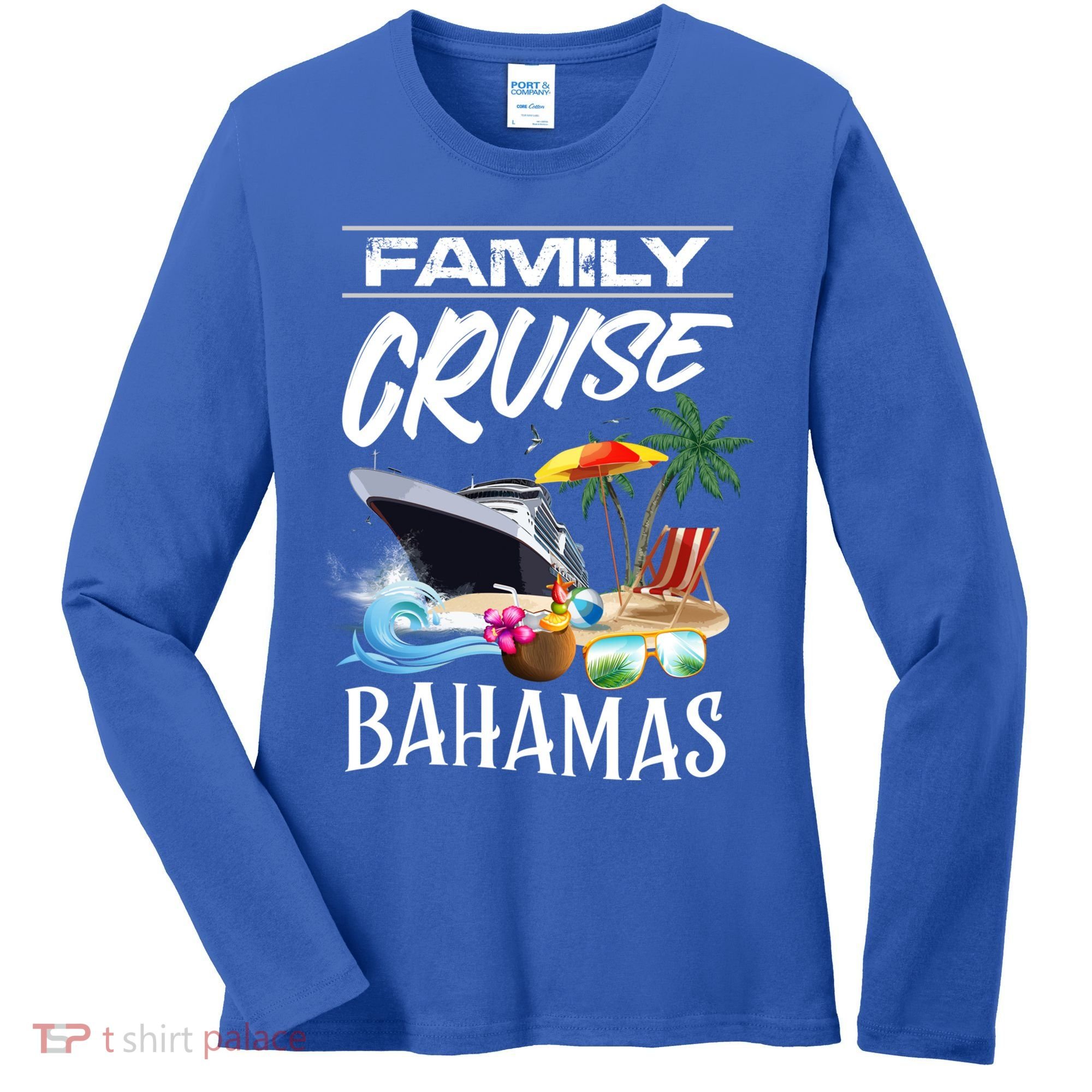 Bahamas Family Cruise Vacation Trip Cool Gift Women's Long Sleeve Shirt