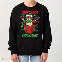 Baby's First Christmas Women's Sweatshirt thumb 0