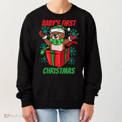Baby's First Christmas Women's Sweatshirt