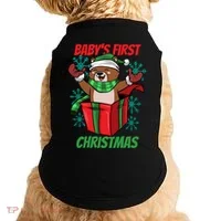Baby's First Christmas Doggie Tank thumb 0