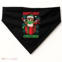 Baby's First Christmas USA-Made Doggie Bandana thumb 0