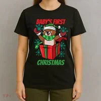Baby's First Christmas T-Shirt thumb 4