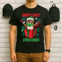 Baby's First Christmas T-Shirt thumb 6