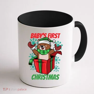 Baby's First Christmas Coffee Mug back