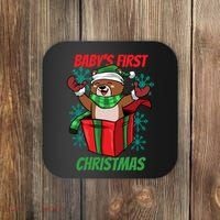 Baby's First Christmas Coaster thumb 0