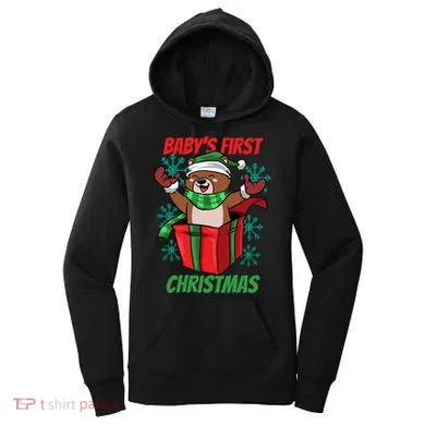 Baby's First Christmas Women's Hoodie