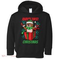 Baby's First Christmas Toddler Hoodie thumb 0