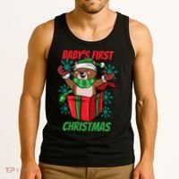 Baby's First Christmas Tank Top thumb 3