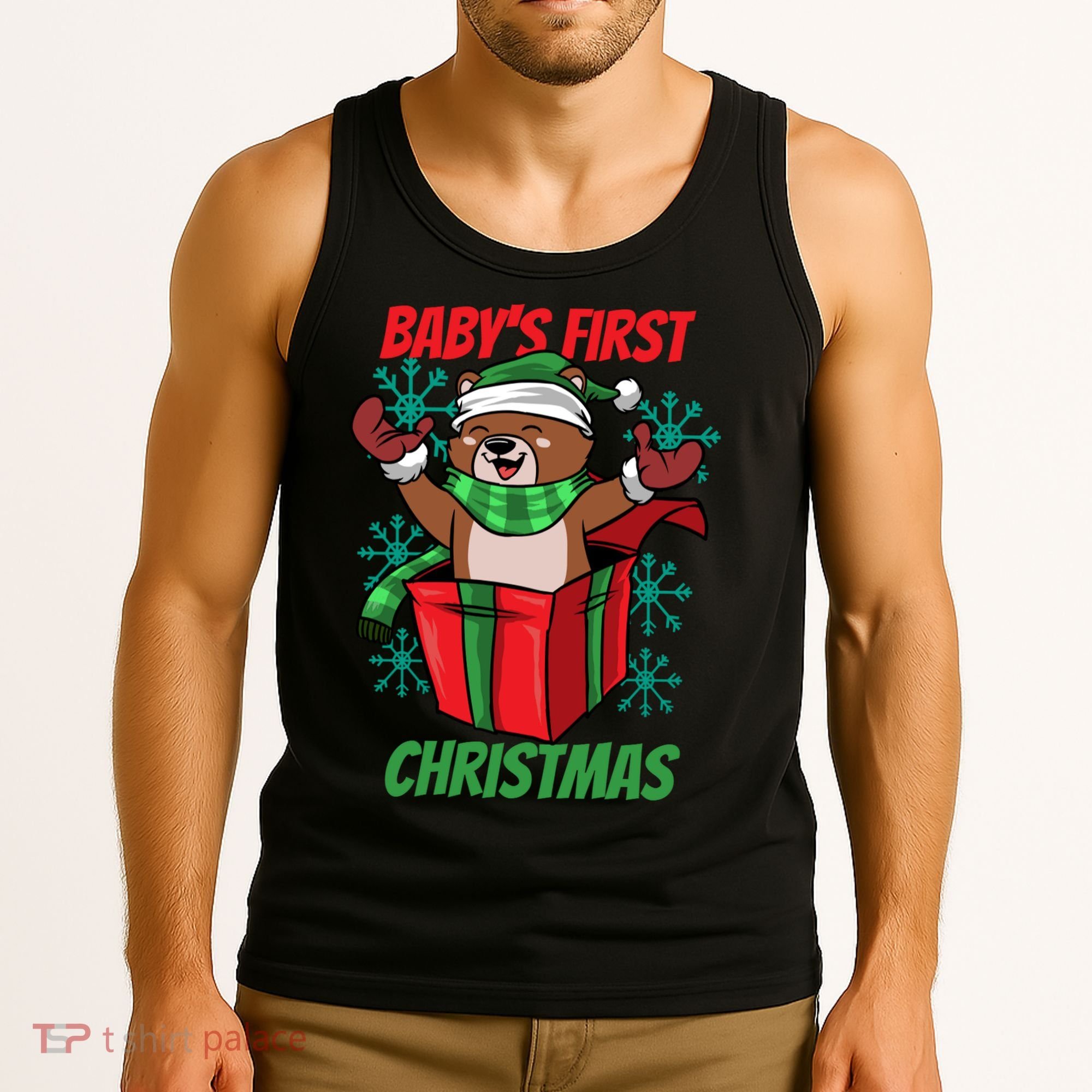 Baby's First Christmas Tank Top