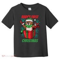 Baby's First Christmas Toddler T-Shirt thumb 0