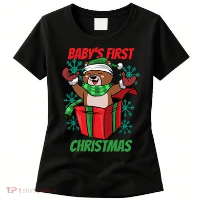 Baby's First Christmas Women's T-Shirt