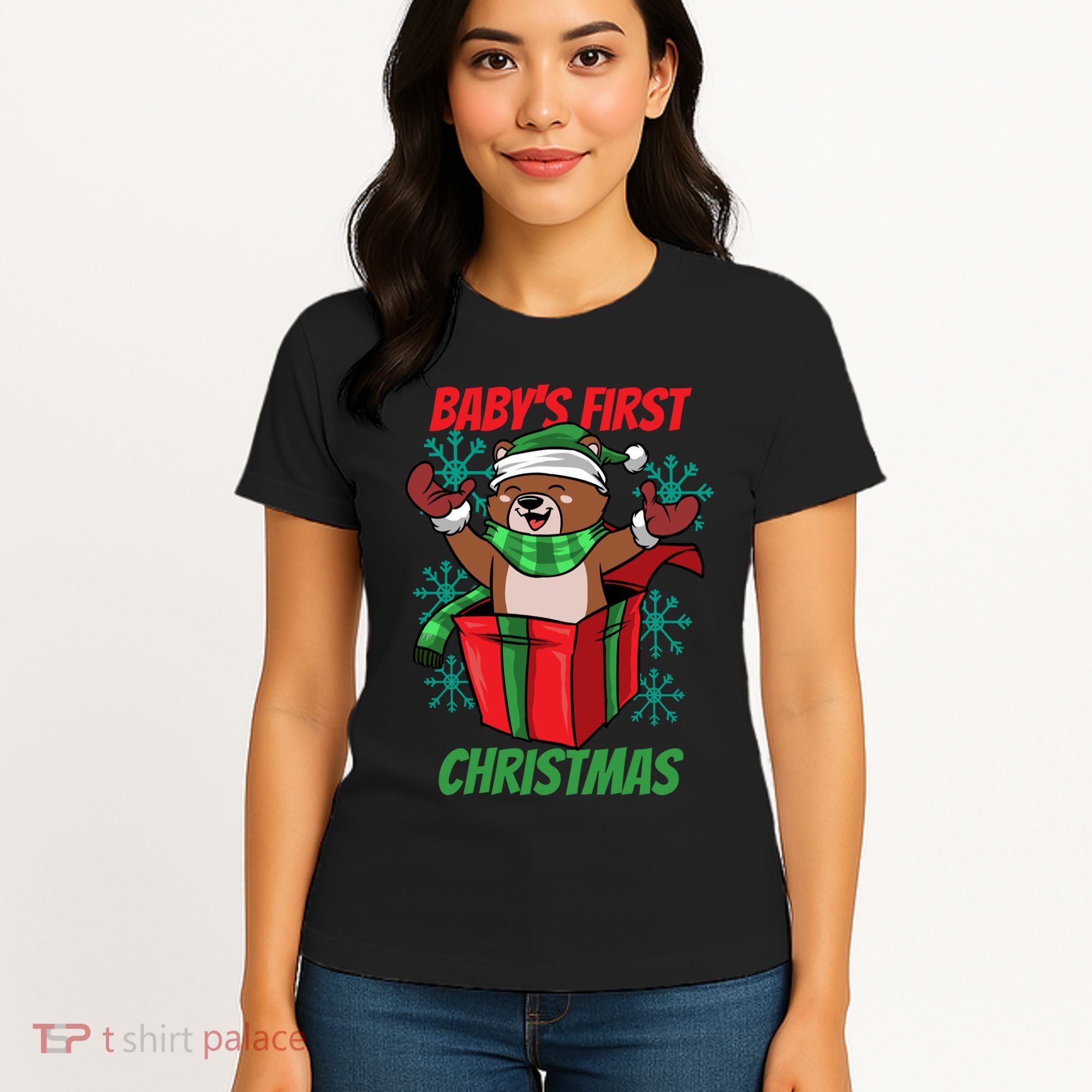 Baby's First Christmas Women's T-Shirt