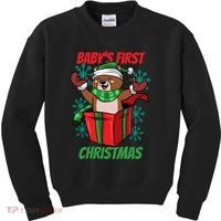 Baby's First Christmas Kids Sweatshirt thumb 0